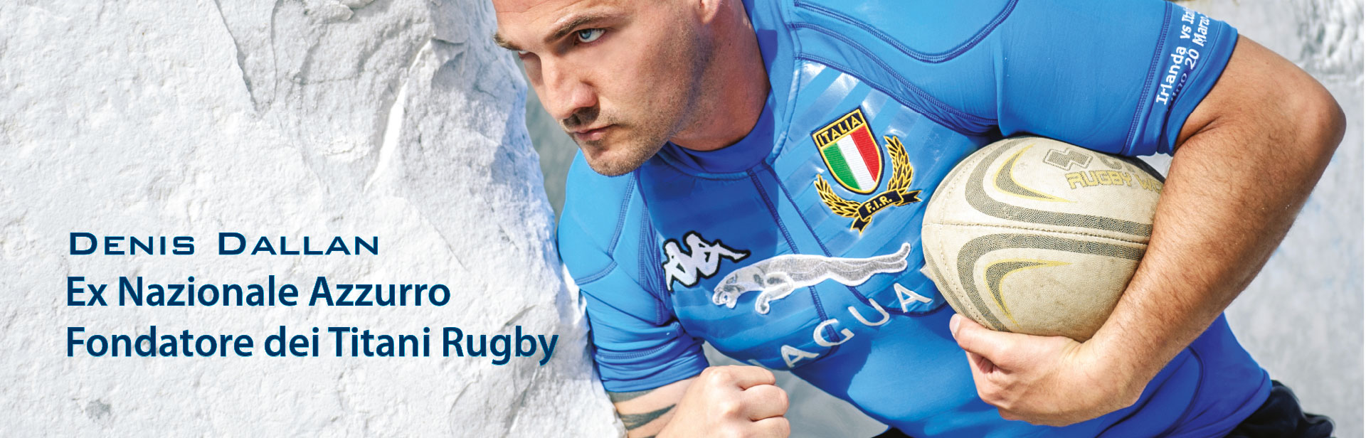 Ritratto di Denis Dallan, fondatore dei Titani Rugby Viareggio